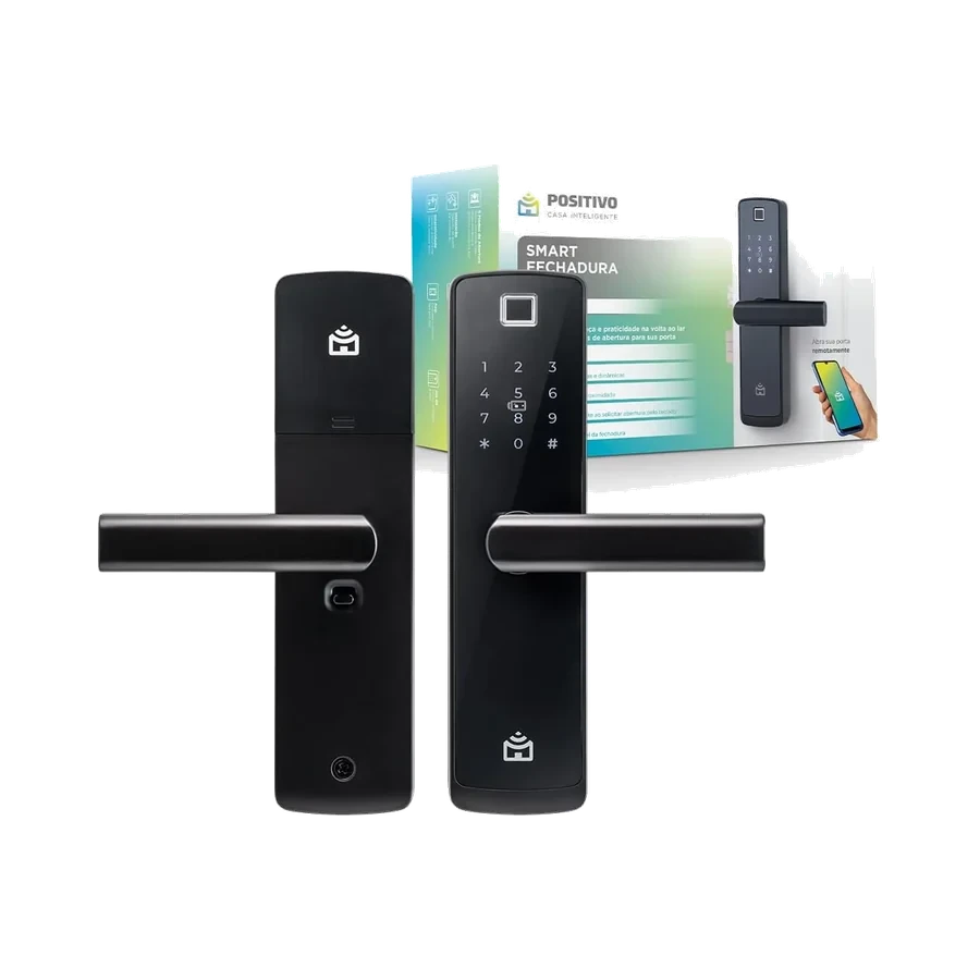 Smart Fechadura Digital Wi-Fi de Embutir Positivo Casa…