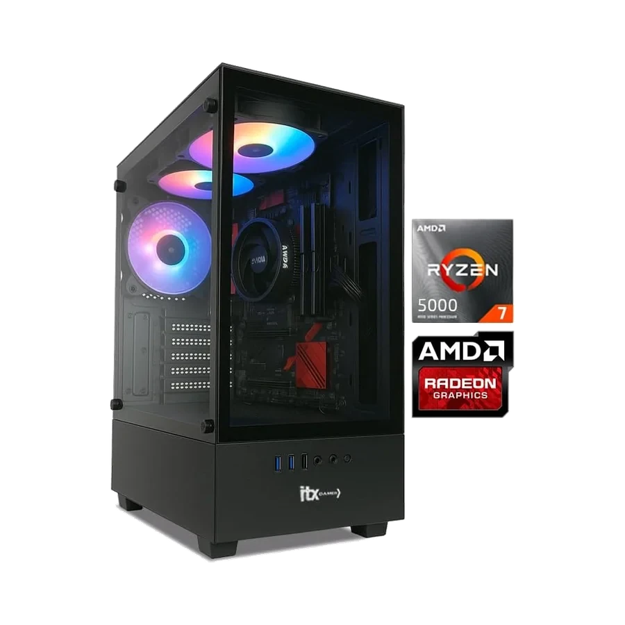 PC Gamer ITX Arena, Ryzen 7 5700G, Radeon™ Graphics Vega 8…