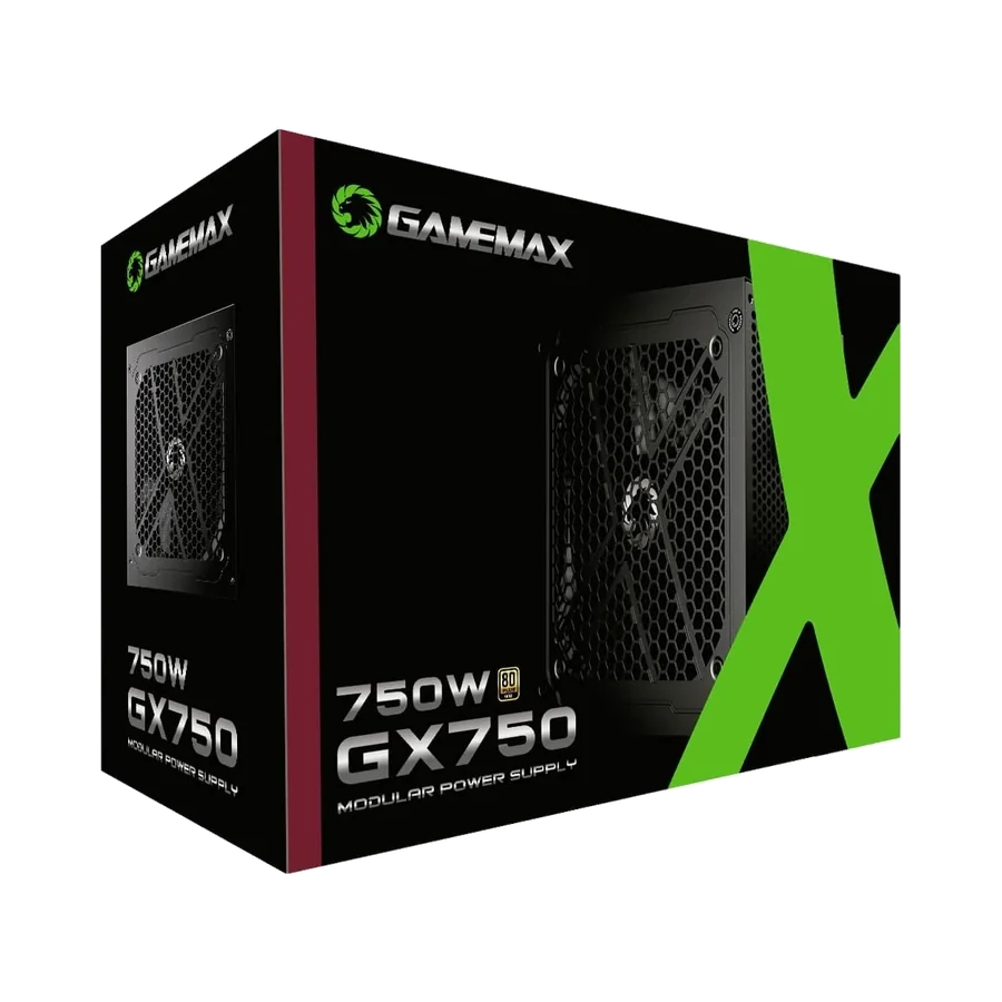 Fonte Modular Gamemax Gx750 750w 80 Plus Gold Preta