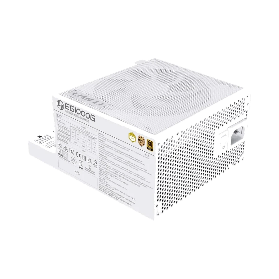Fonte Lian Li Edge Gold 1000W 80 Plus Gold Branco Full Modular…