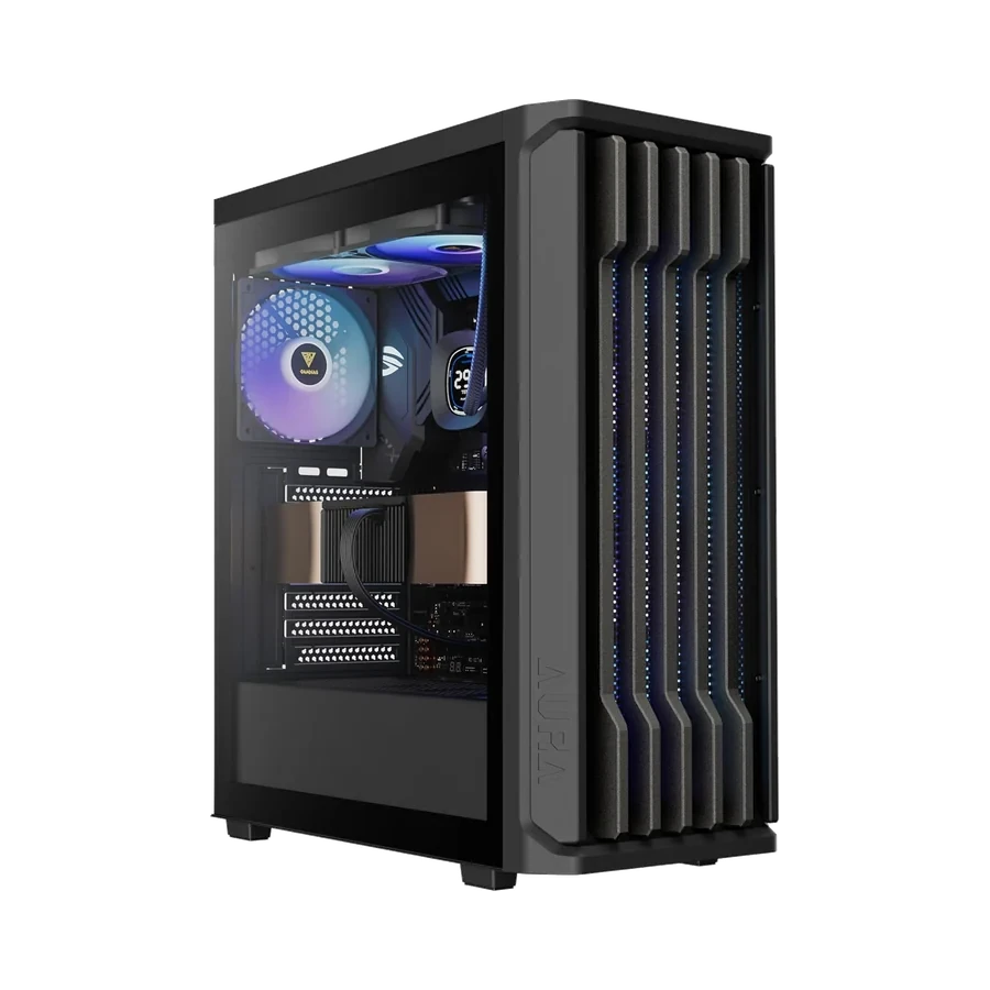Gabinete Gamer Gamdias Aura GC11 ARGB Preto com 4 Fans