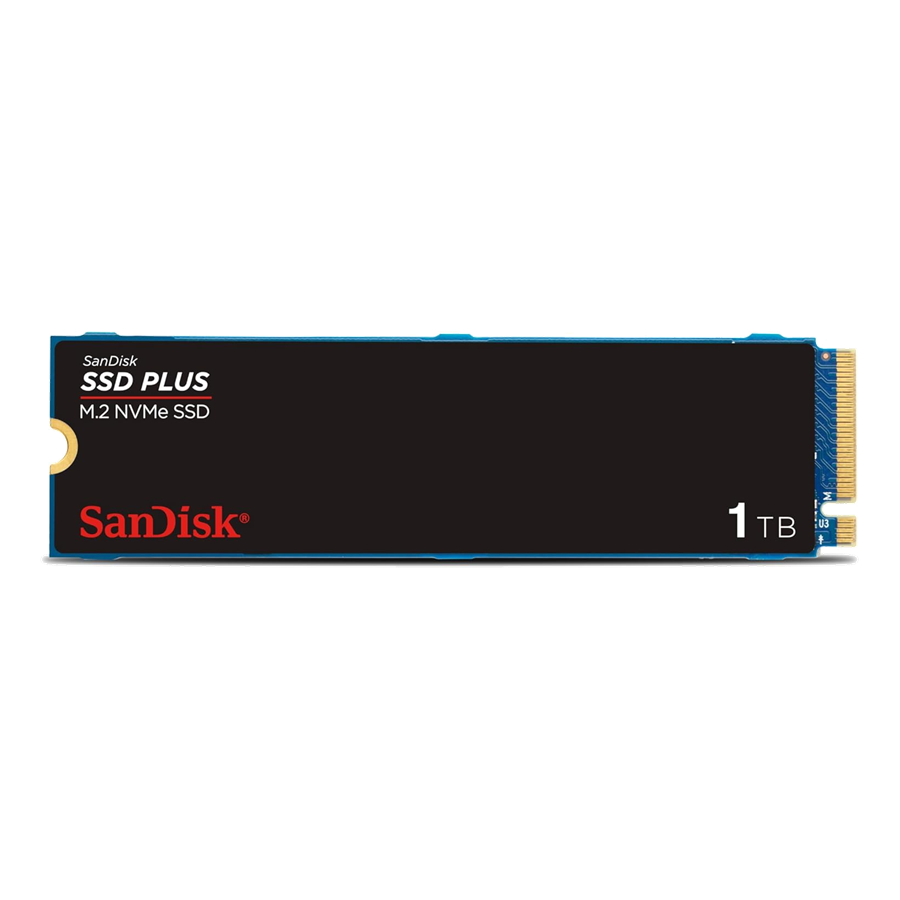 SSD Sandisk Plus - 1TB, NVMe, M.2 2280