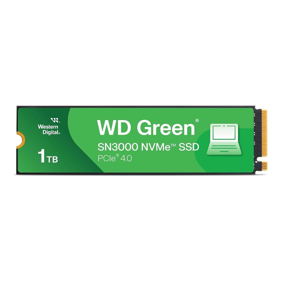 Western Digital SSD interno WD Green SN3000 NVMe de 1 TB