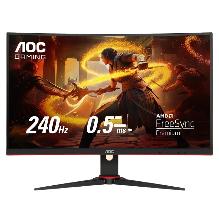Monitor AOC LEGEND 27 240Hz 0,5ms preto e vermelho