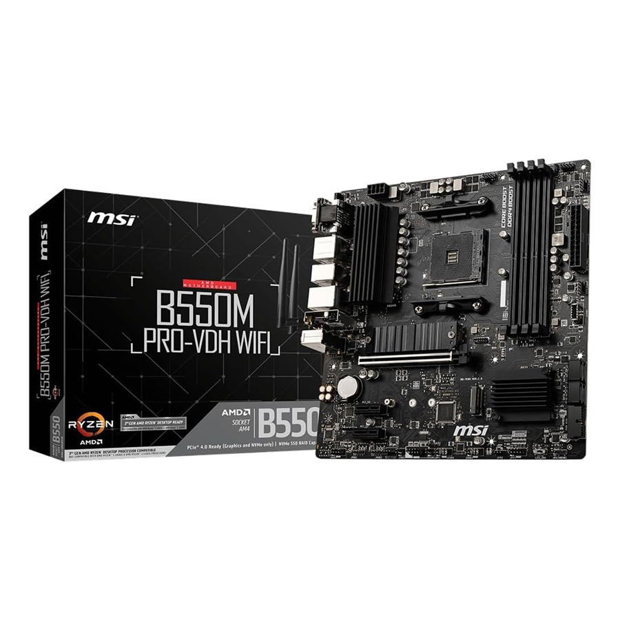 Placa-Mãe MSI B550M PRO-VDH