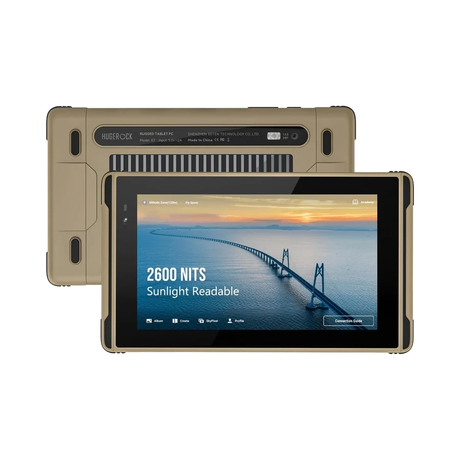 Hugerock X7 Tablet robusto de 7 polegadas, 2600 nit legível à…